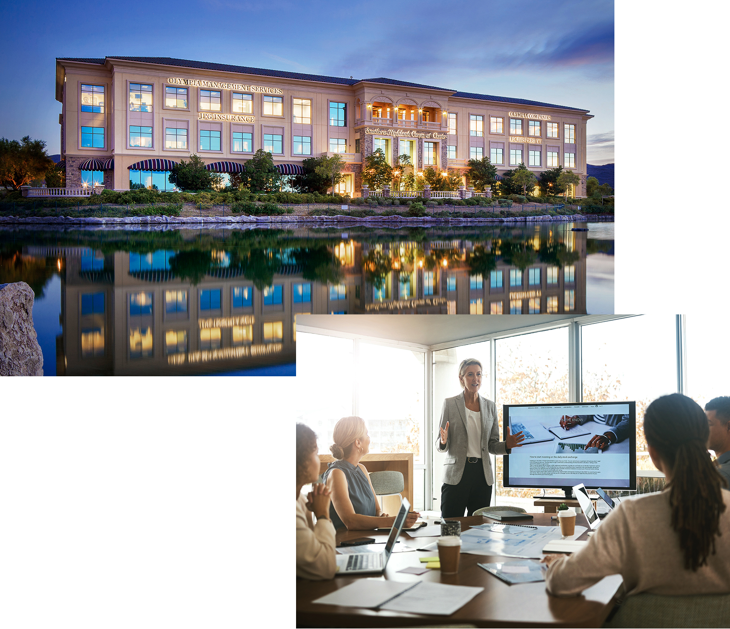 Community and property management services by Olympia Management Services.